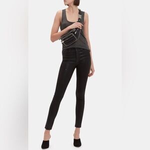 RAG & BONE Coated High-Rise Skinny Jeans